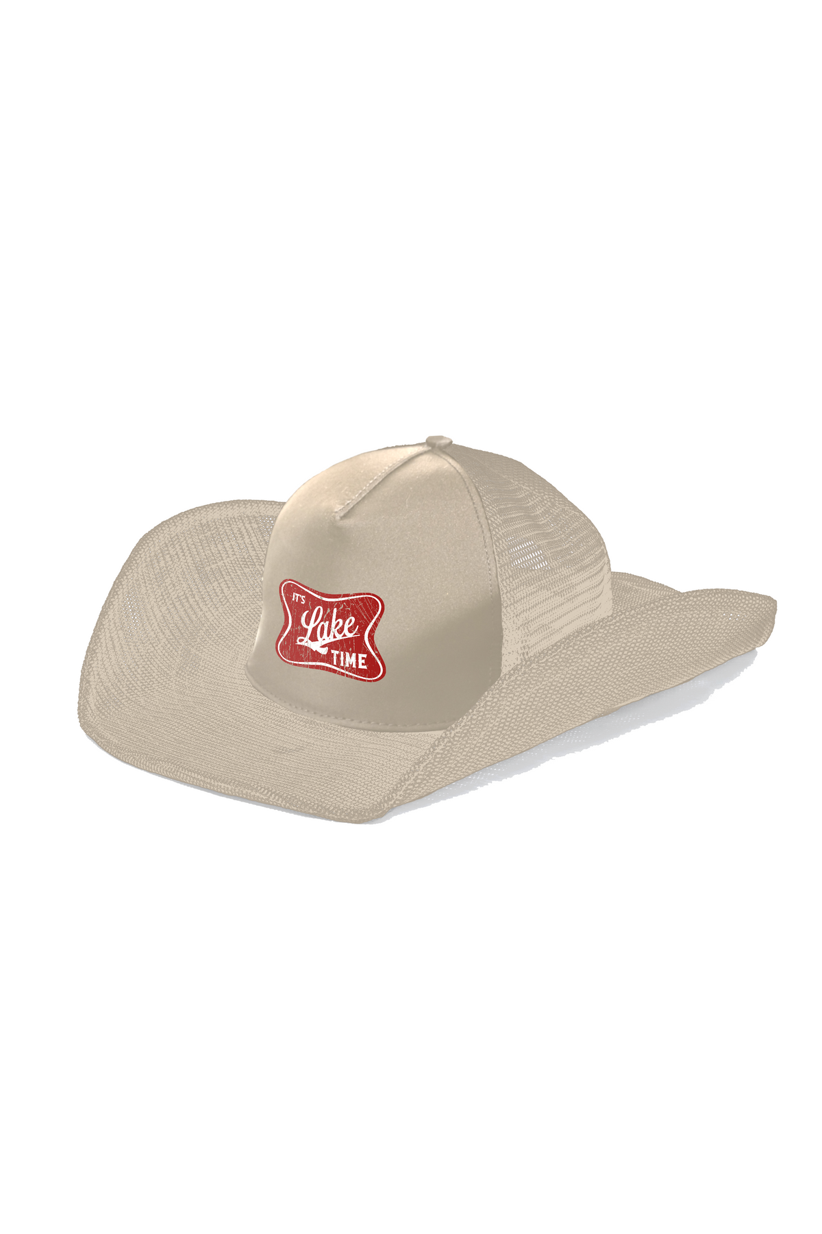 IT'S LAKE TIME COWBOY SNAPBACK: 5 PANEL