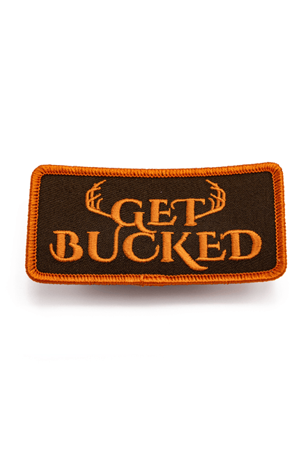 GET BUCKED EMBROIDERED PATCH - Cowboy Snapback