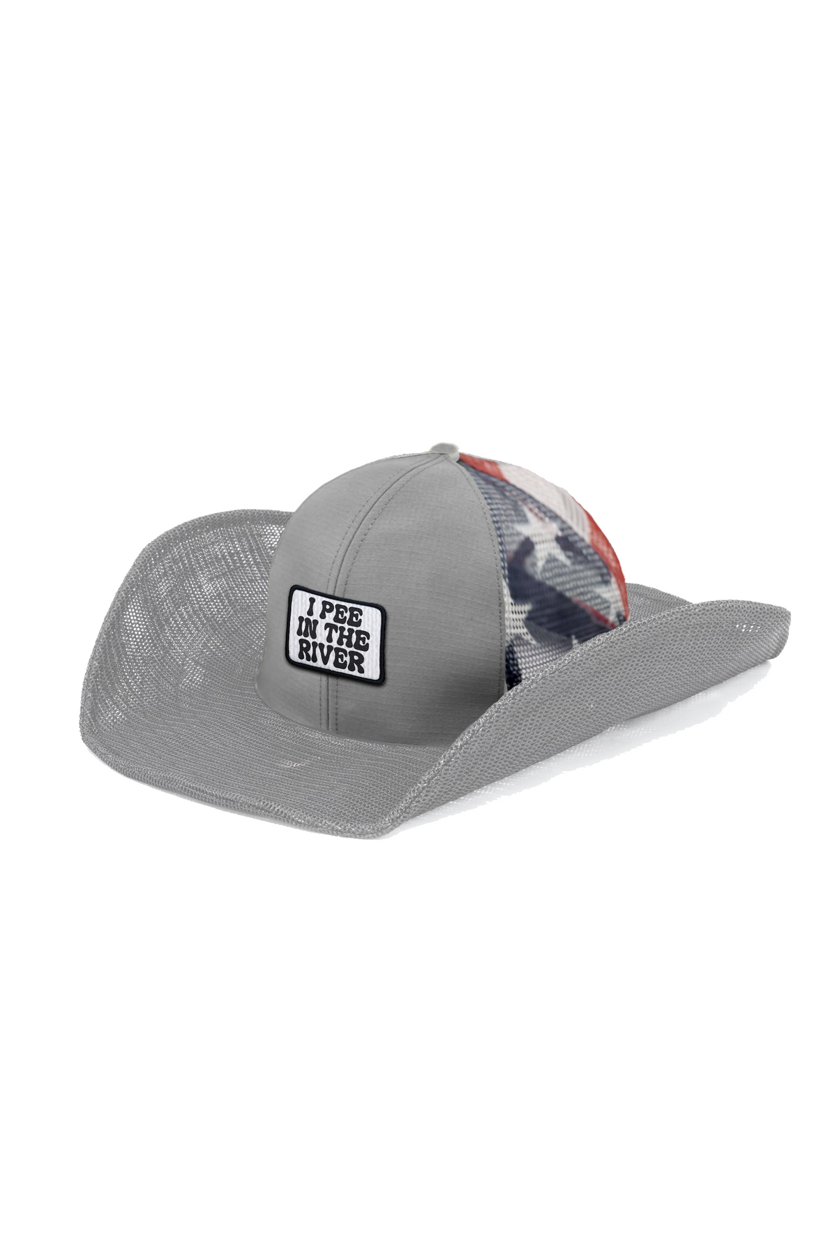 I PEE IN THE RIVER COWBOY SNAPBACK: 6 PANEL