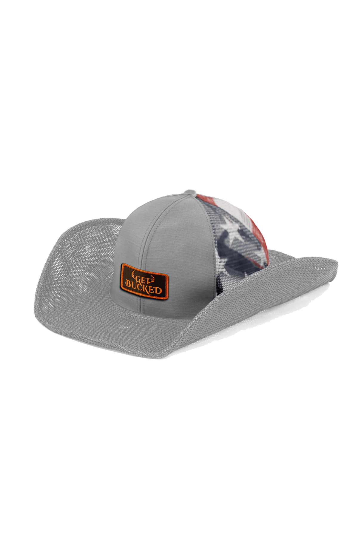 GET BUCKED EMBROIDERED PATCH - Cowboy Snapback