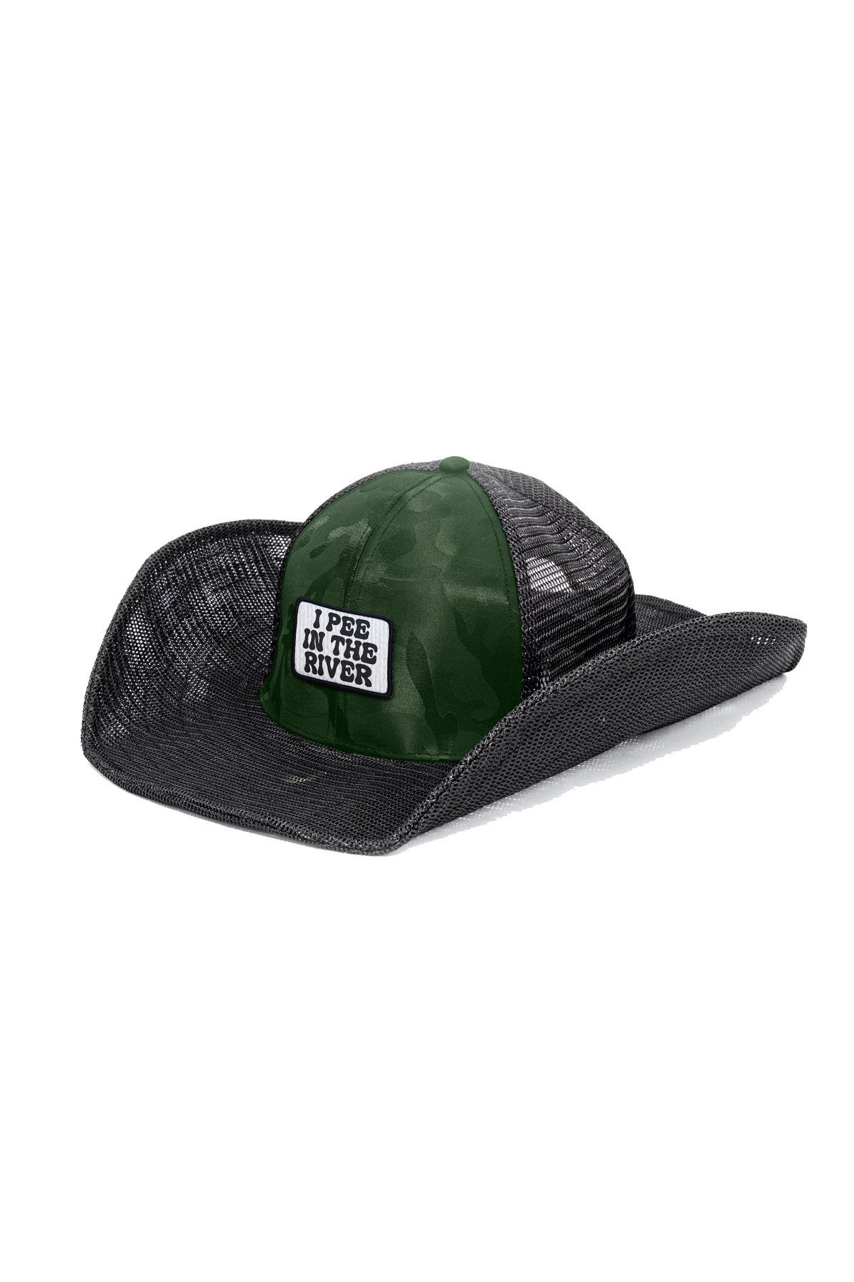 I PEE IN THE RIVER COWBOY SNAPBACK: 6 PANEL