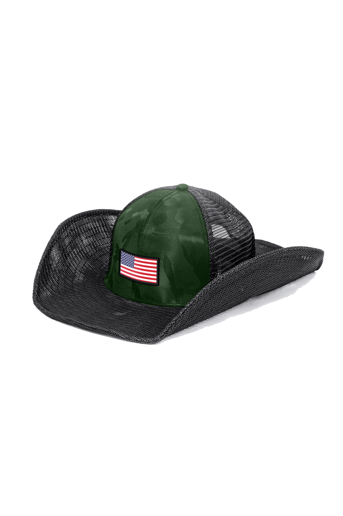 USA FLAG PVC PATCH - Cowboy Snapback