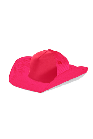 HOT PINK COWBOY SNAPBACK: 5 PANEL - CUSTOM