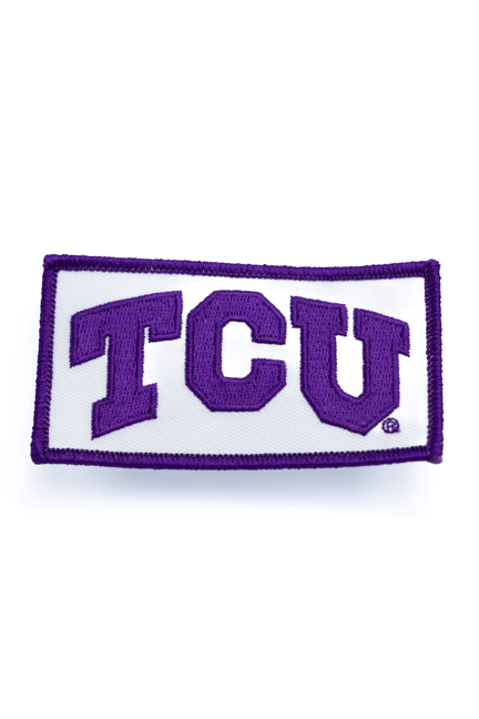 TCU LOGO EMBROIDERED PATCH - Cowboy Snapback