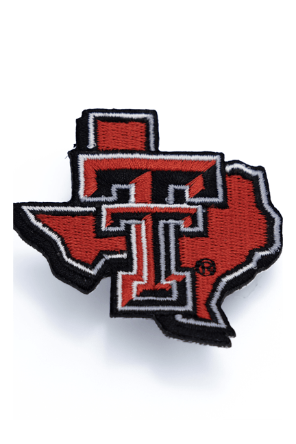 TEXAS TECH "STATE" EMBROIDERED PATCH - Cowboy Snapback