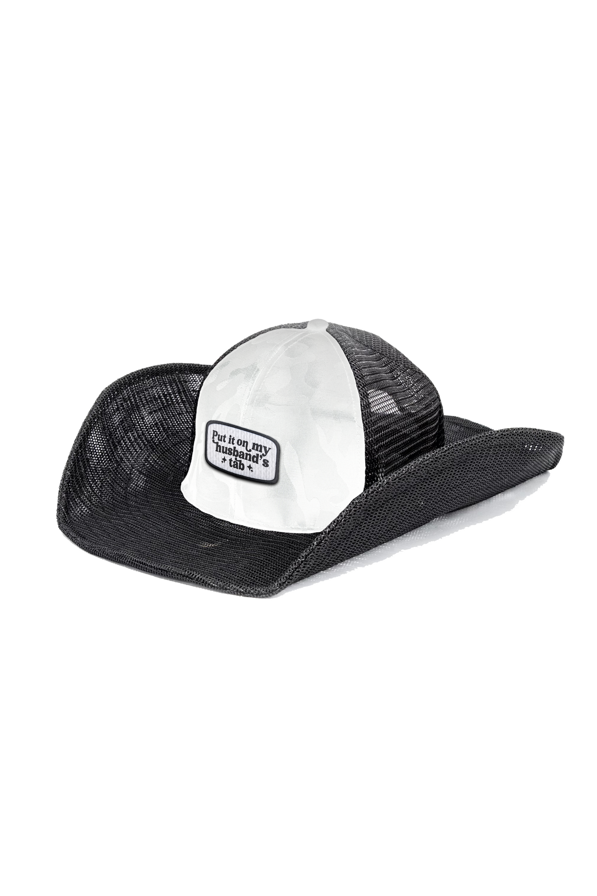 PUT IT ON MY HUSBANDS TAB COWBOY SNAPBACK: 6 PANEL